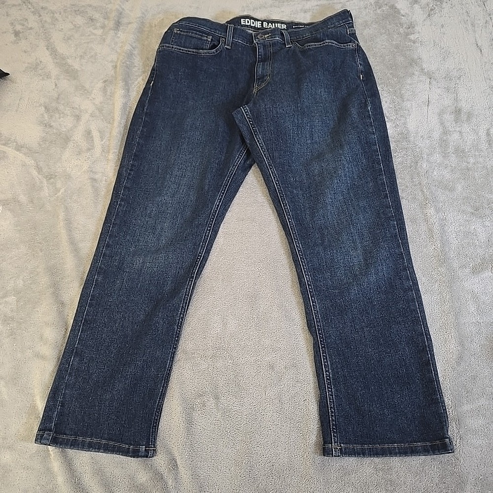 Eddie Bauer Jeans‎ Mens 34x29 Blue Straight Fit  Jeans Normcore Gorpcore Casual